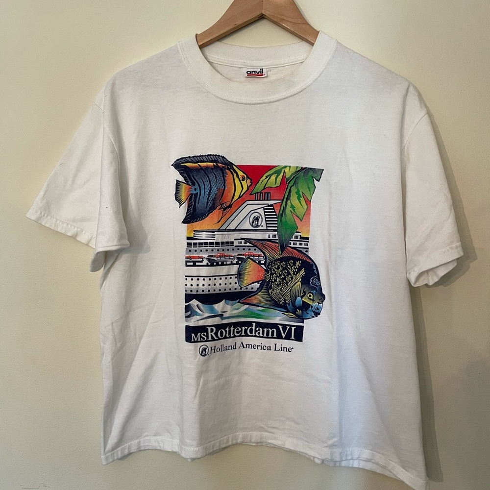 Women’s Tropical Cruise Graphic T-Shirt, Size M, From Holland America Line